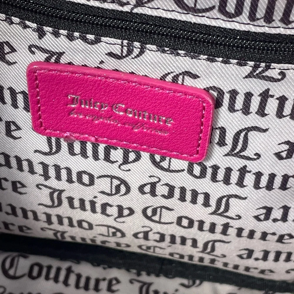 Juicy Couture Backpack,Juicy Couture Pink Backpack with Silver Accents